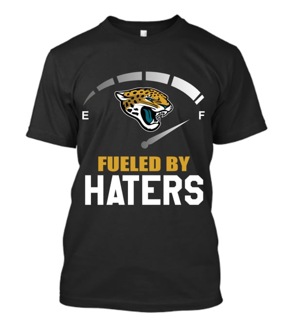 Fueled By Haters Jacksonville Jaguars Motif T-Shirt