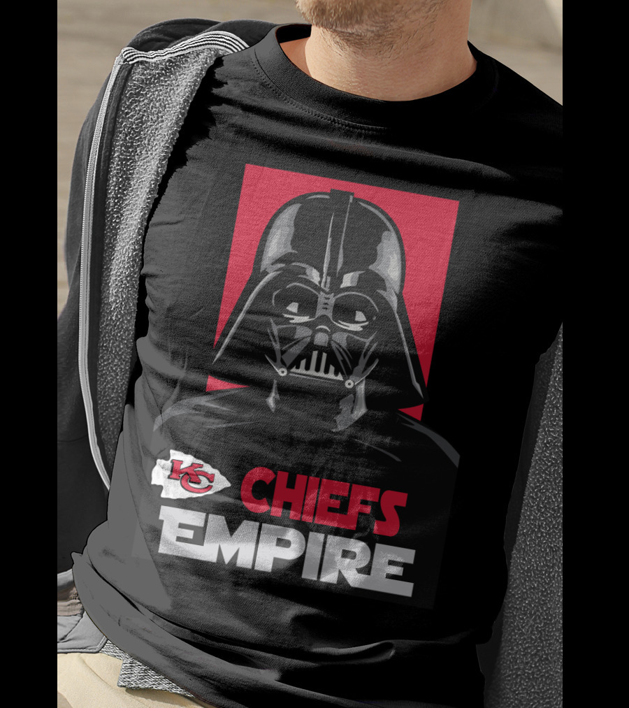 Chiefs Empire Darth Vader Kansas City Chiefs Fan Collaboration T-Shirt