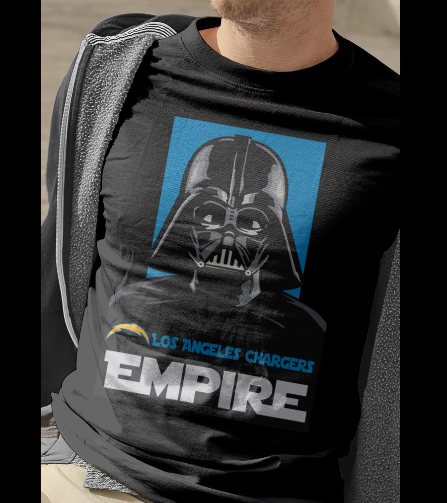 Los Angeles Chargers Empire Darth Vader T-Shirt