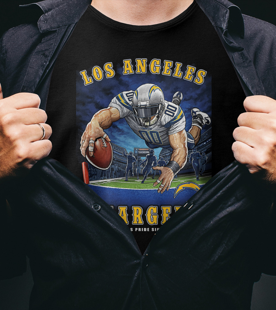 Los Angeles Chargers Touchdown Pride Since 1960 Nfl T-Shirt