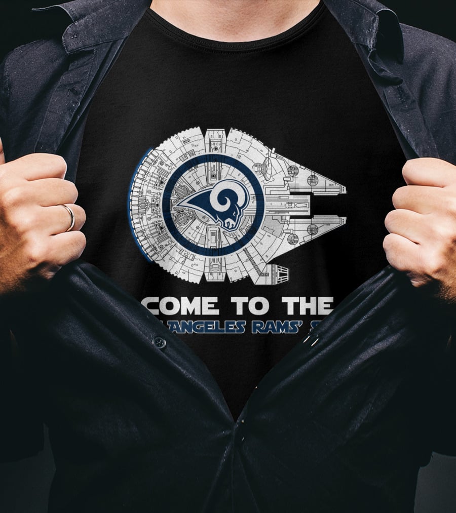 Come To The Los Angeles Rams' Side Millennium Falcon T-Shirt