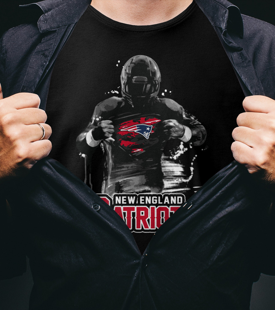 New England Patriots Football Superhero T-Shirt