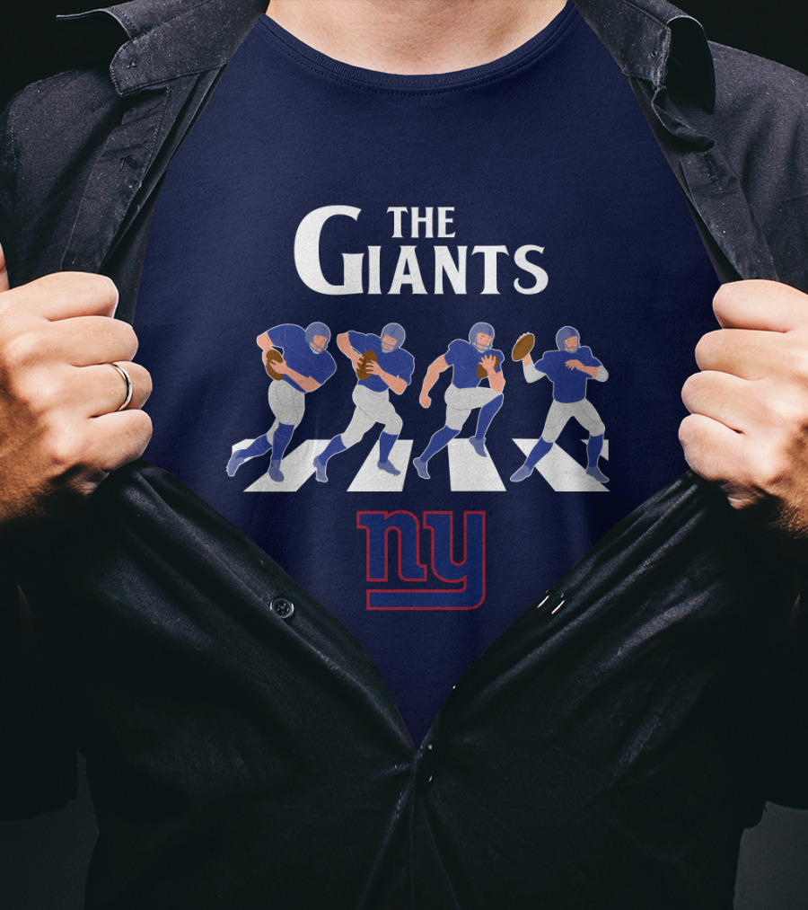 The Giants Ny Football Players Abbey Road T-Shirt