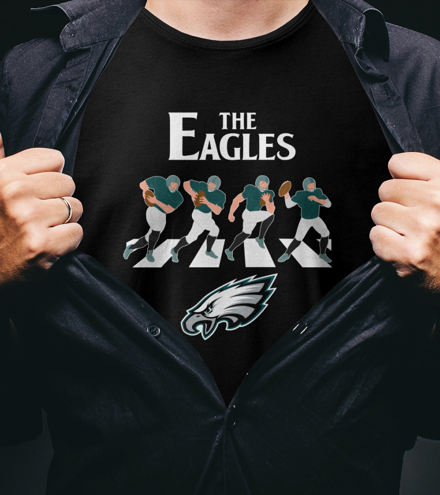 The Eagles Football Abbey Road Philadelphia Eagles T-Shirt