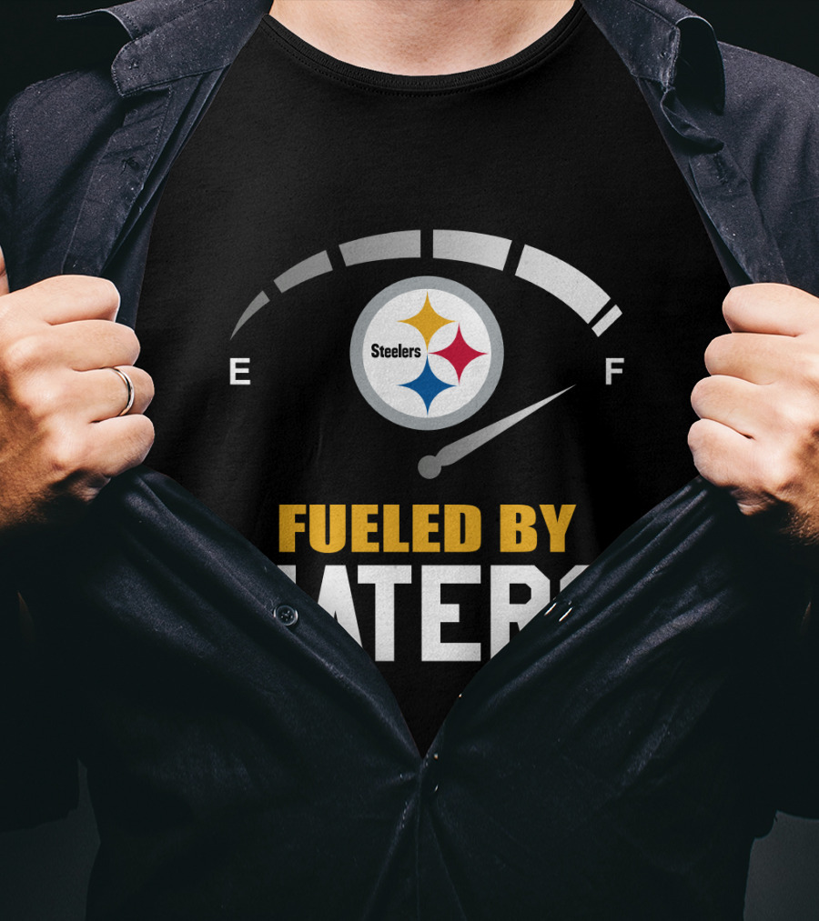 Pittsburgh Steelers Fueled By Haters Fuel Gauge T-Shirt