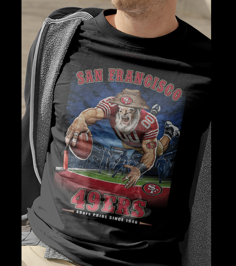 San Francisco 49ers 49ers Pride Since 1946 Touchdown Nfl T-Shirt