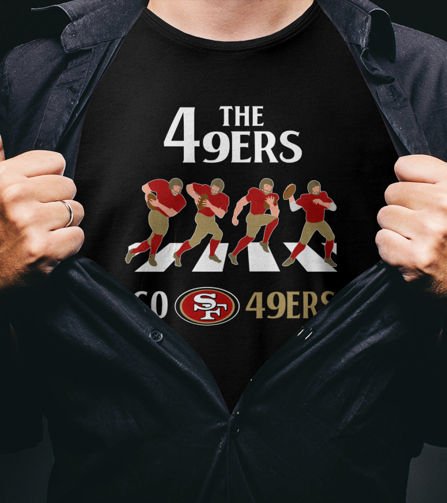 The 49ers Go 49ers San Francisco 49ers Abbey Road T-Shirt