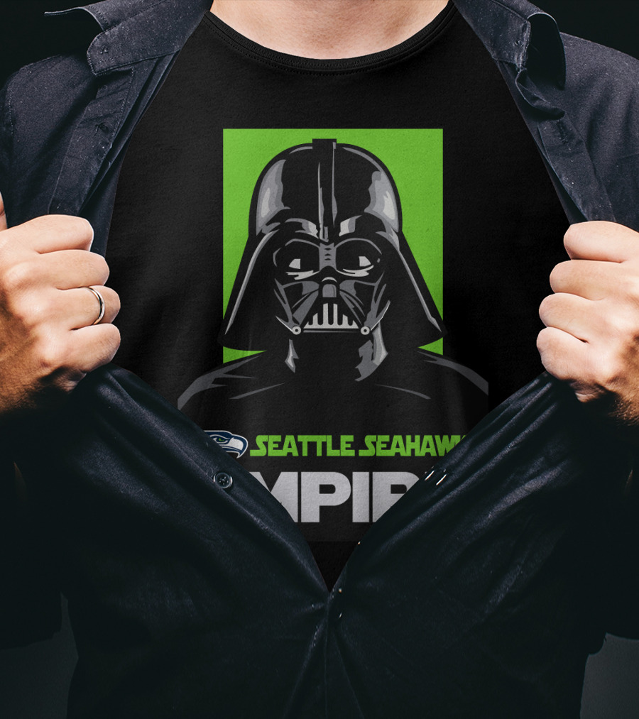 Seattle Seahawks Empire Darth Vader T-Shirt