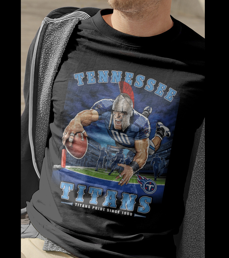 Tennessee Titans Pride Since 1960 End Zone Nfl T-Shirt