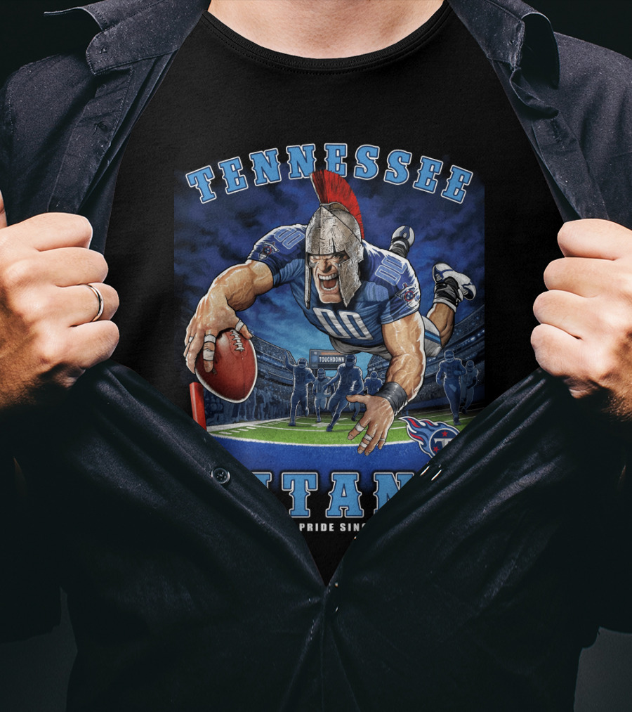 Tennessee Titans Pride Since 1960 End Zone Nfl T-Shirt