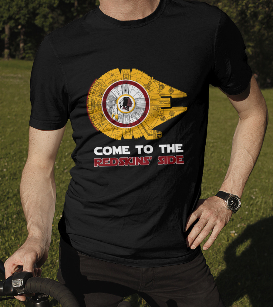 Come To The Redskins' Side Millennium Falcon Mix T-Shirt