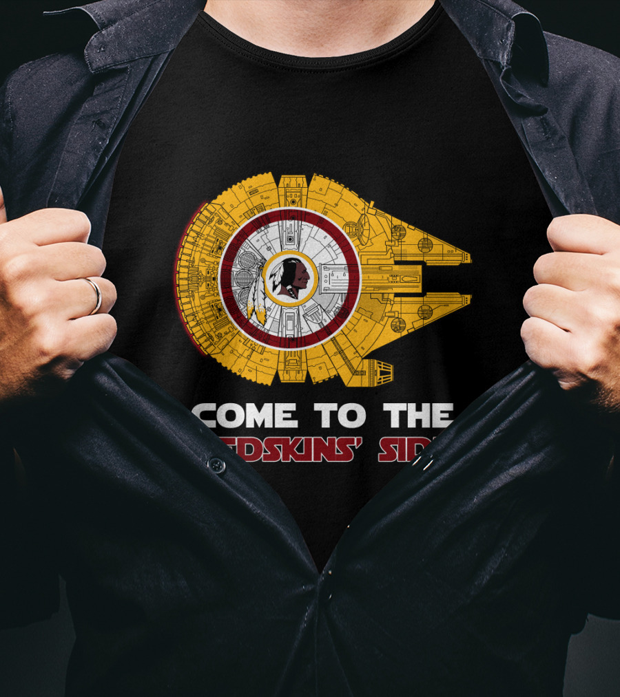 Come To The Redskins' Side Millennium Falcon Mix T-Shirt