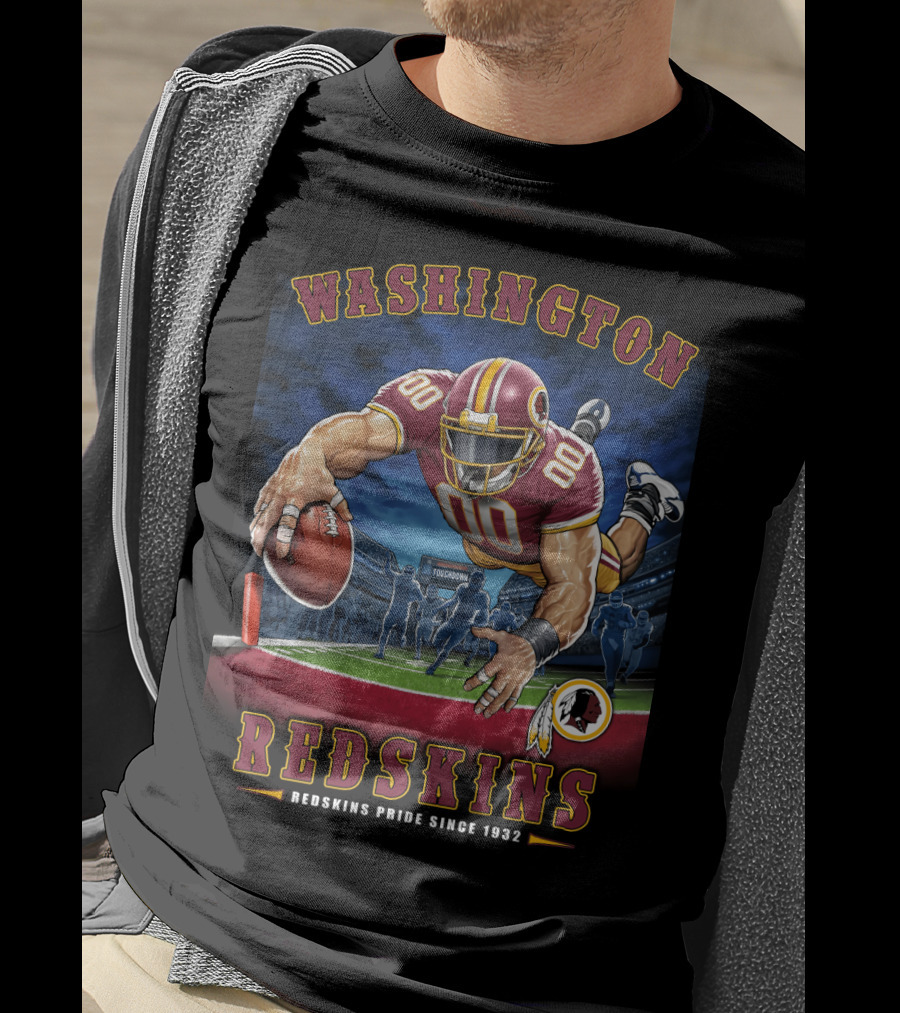 Washington Redskins Pride Since 1932 Touchdown Nfl End Zone T-Shirt