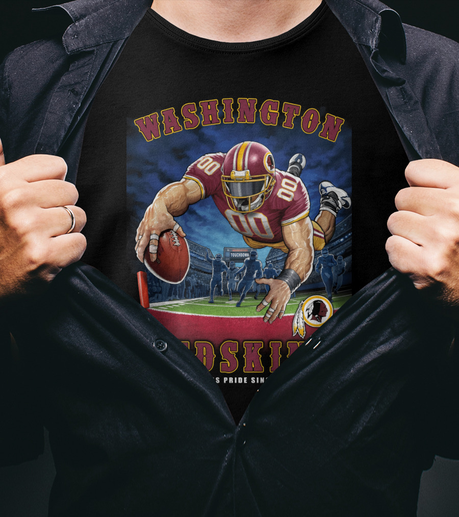Washington Redskins Pride Since 1932 Touchdown Nfl End Zone T-Shirt