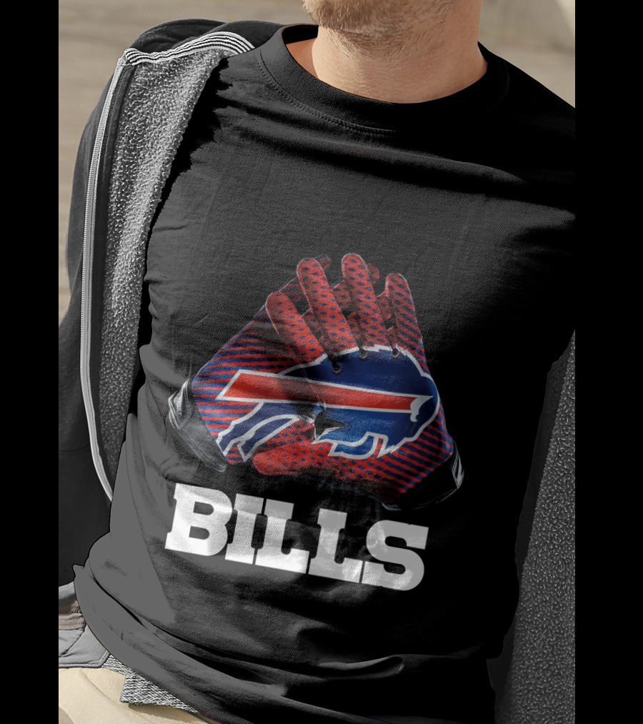 Bills Nfl Team Buffalo Gloves T-Shirt