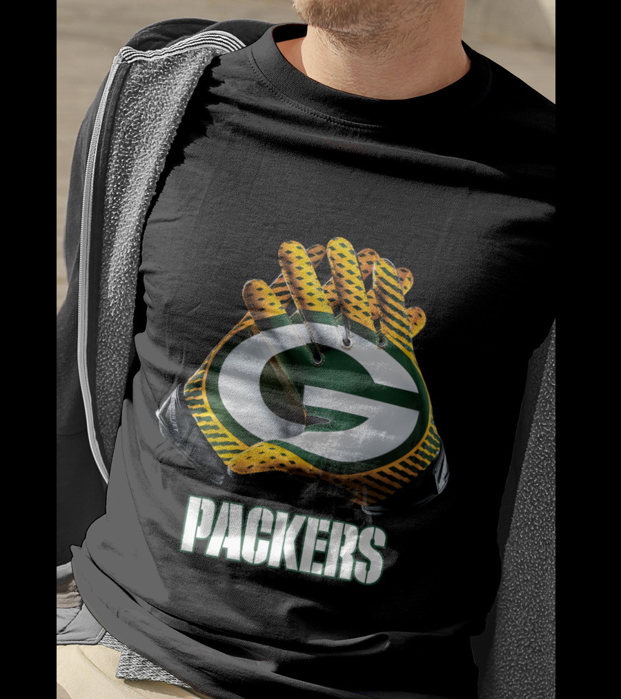 Packers Green Bay Nfl Gloves T-Shirt