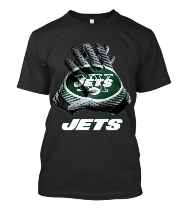 New York Jets Nfl Team Logo Gloves Jets T-Shirt