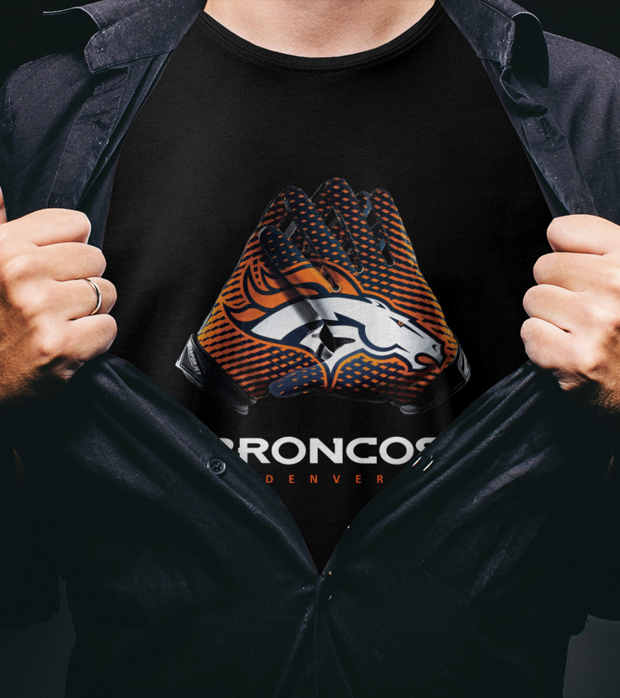 Denver Broncos Nfl Gloves Broncos Denver T-Shirt