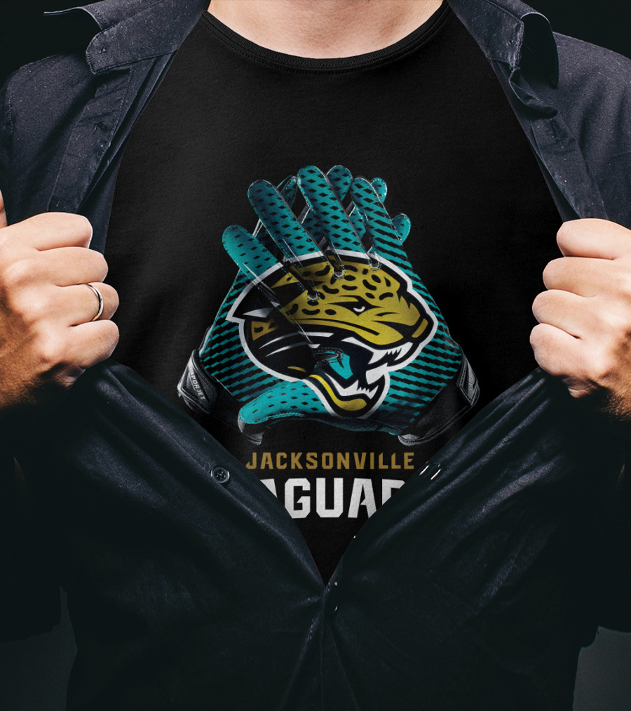 Jacksonville Jaguars Nfl Gloves Football Fan Gear T-Shirt