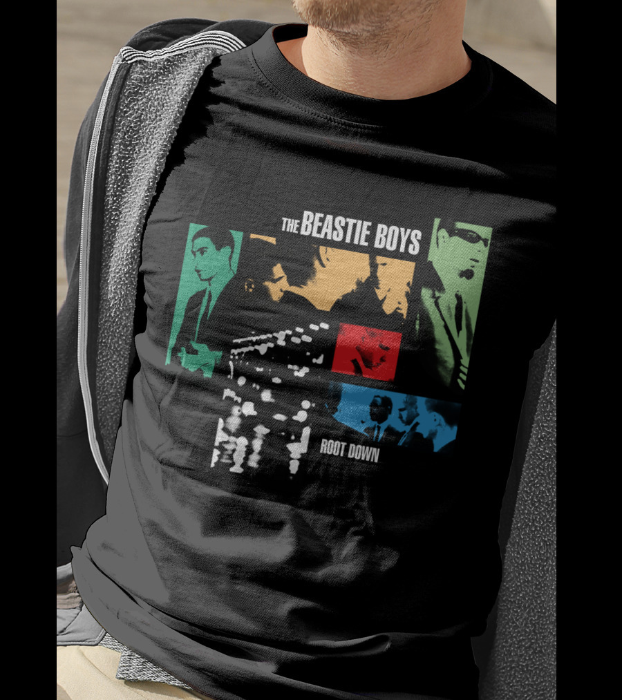 The Beastie Boys Root Down Colorful Collage T-Shirt