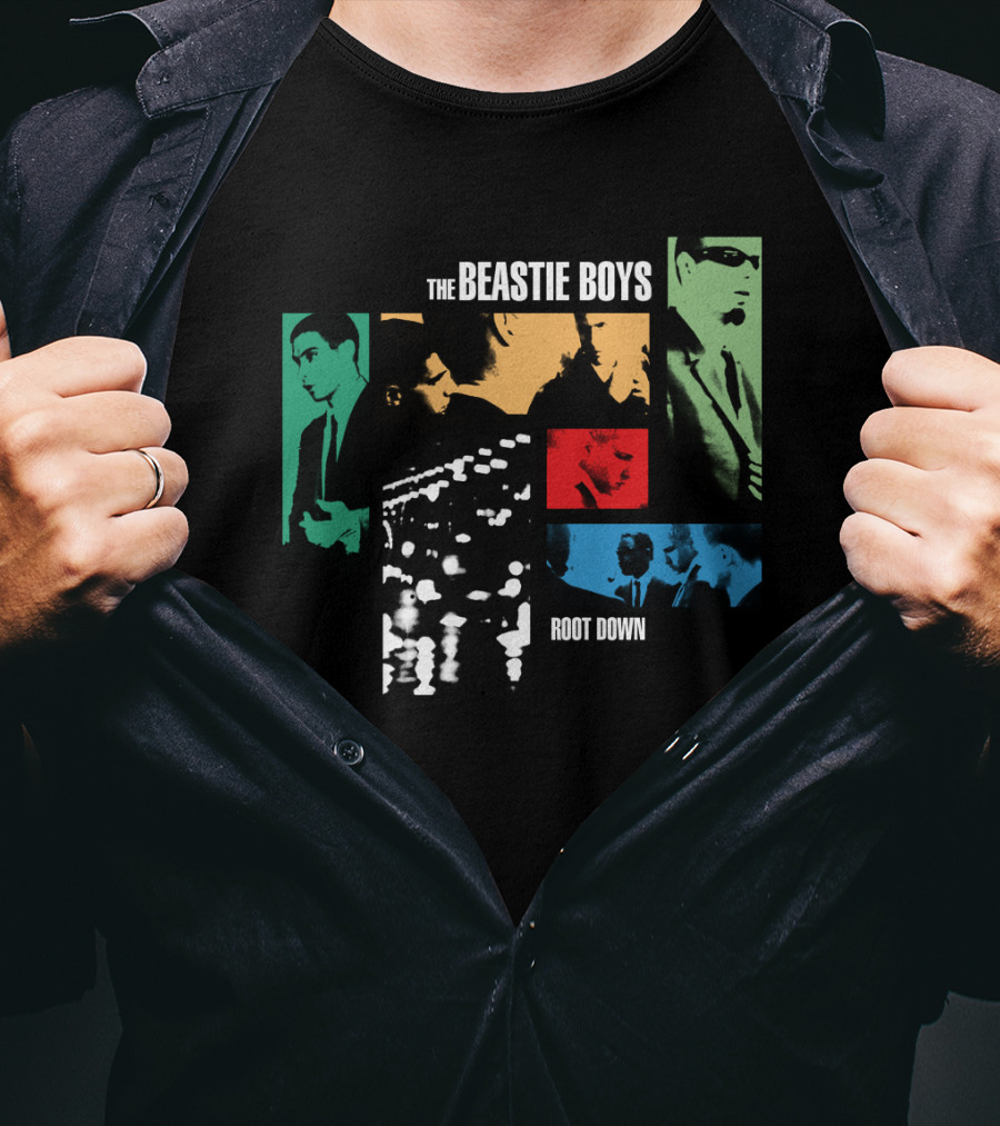The Beastie Boys Root Down Colorful Collage T-Shirt