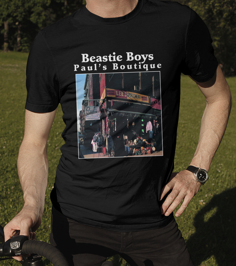 Beastie Boys Paul's Boutique Lee's Sportswear Paul's Boutique Sign T-Shirt