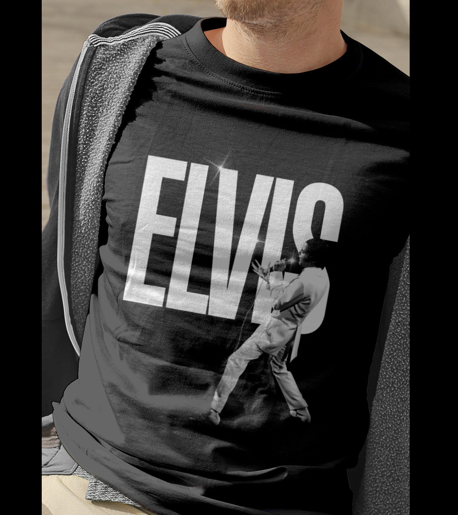 Elvis Sparkling Stage Performance T-Shirt
