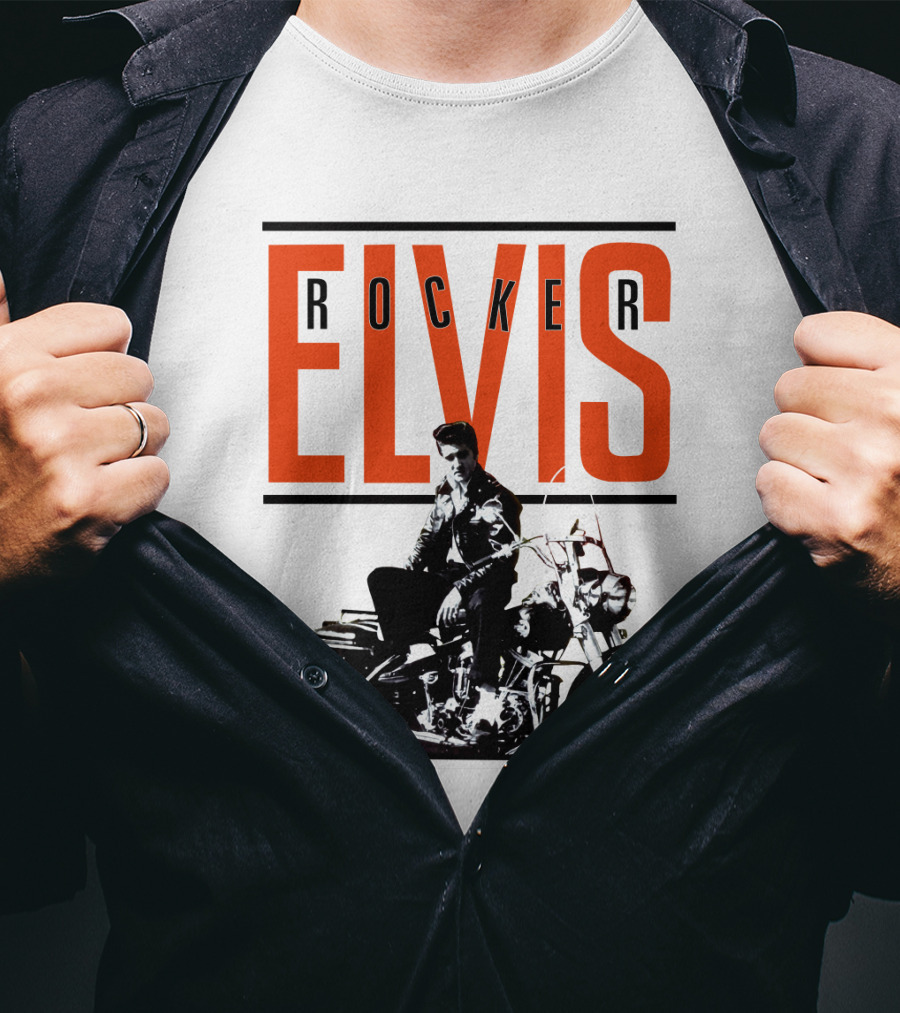 ELVIS Rocker Motorcycle T-Shirt