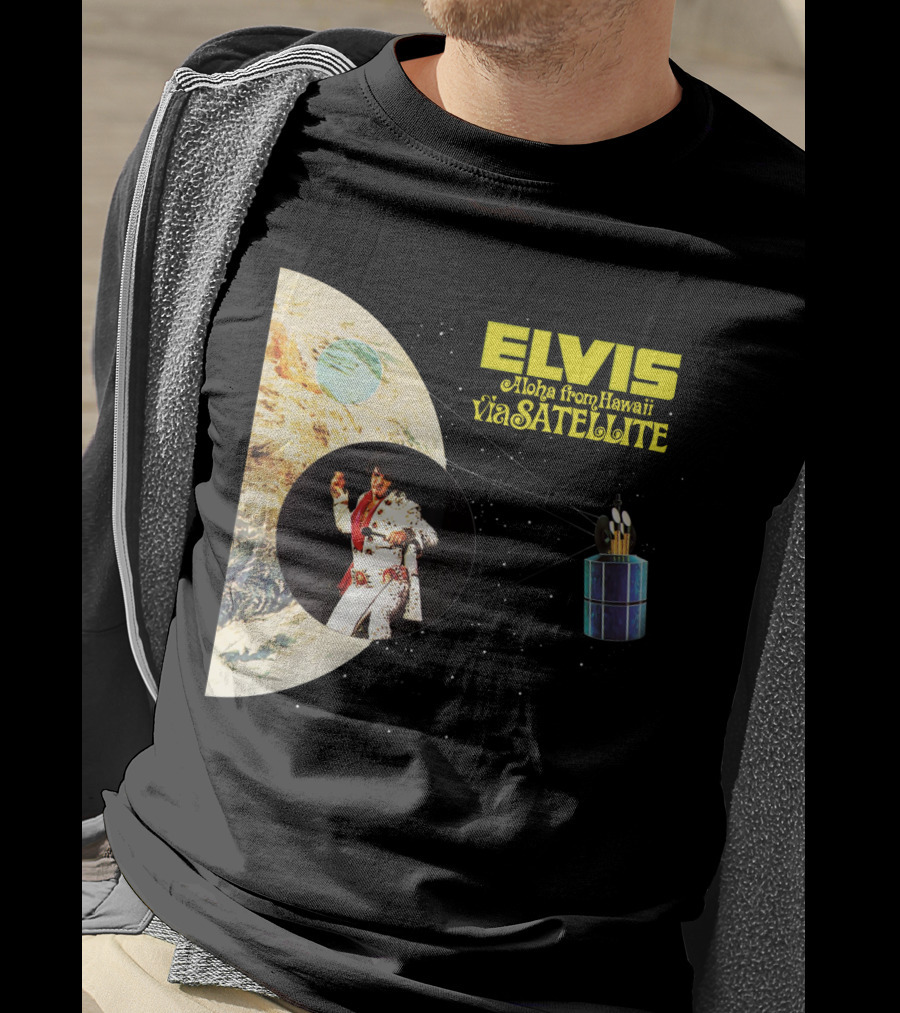 Elvis Aloha From Hawaii Via Satellite Earth Image Performance T-Shirt