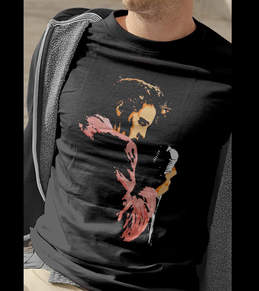 Evpl 22 Retro Microphone Performer Silhouette T-Shirt