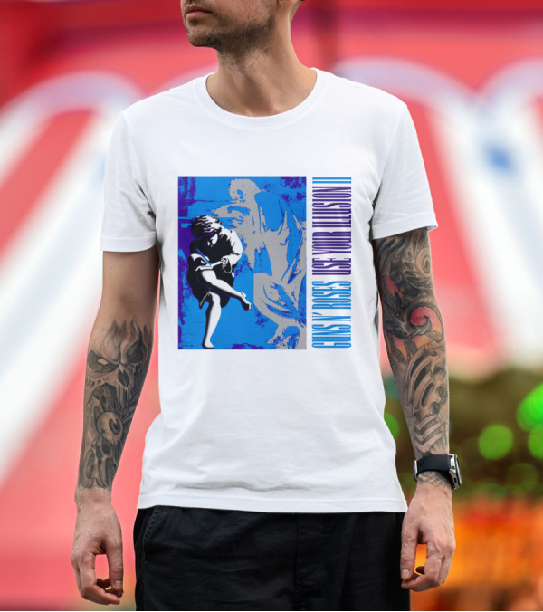Guns N' Roses Use Your Illusion II Blue Cover T-Shirt