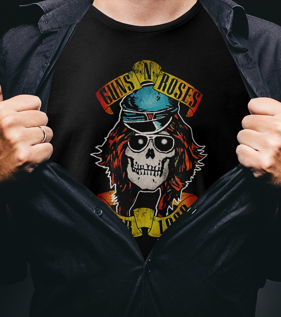 Guns N' Roses Tour 1988 Skull T-Shirt