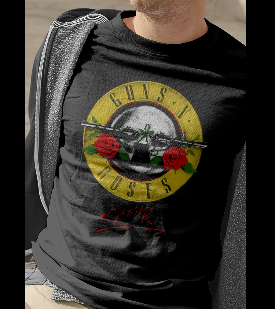 Guns N' Roses Logo GNR 15 #GnFnR T-Shirt