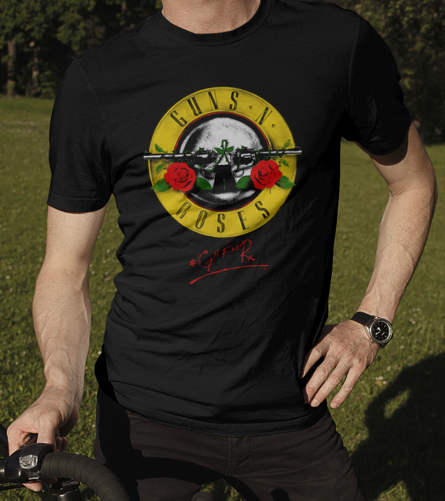 Guns N' Roses Logo GNR 15 #GnFnR T-Shirt