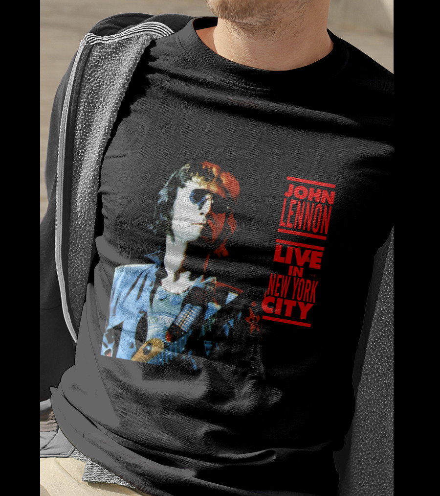 John Lennon Live In New York City T-Shirt