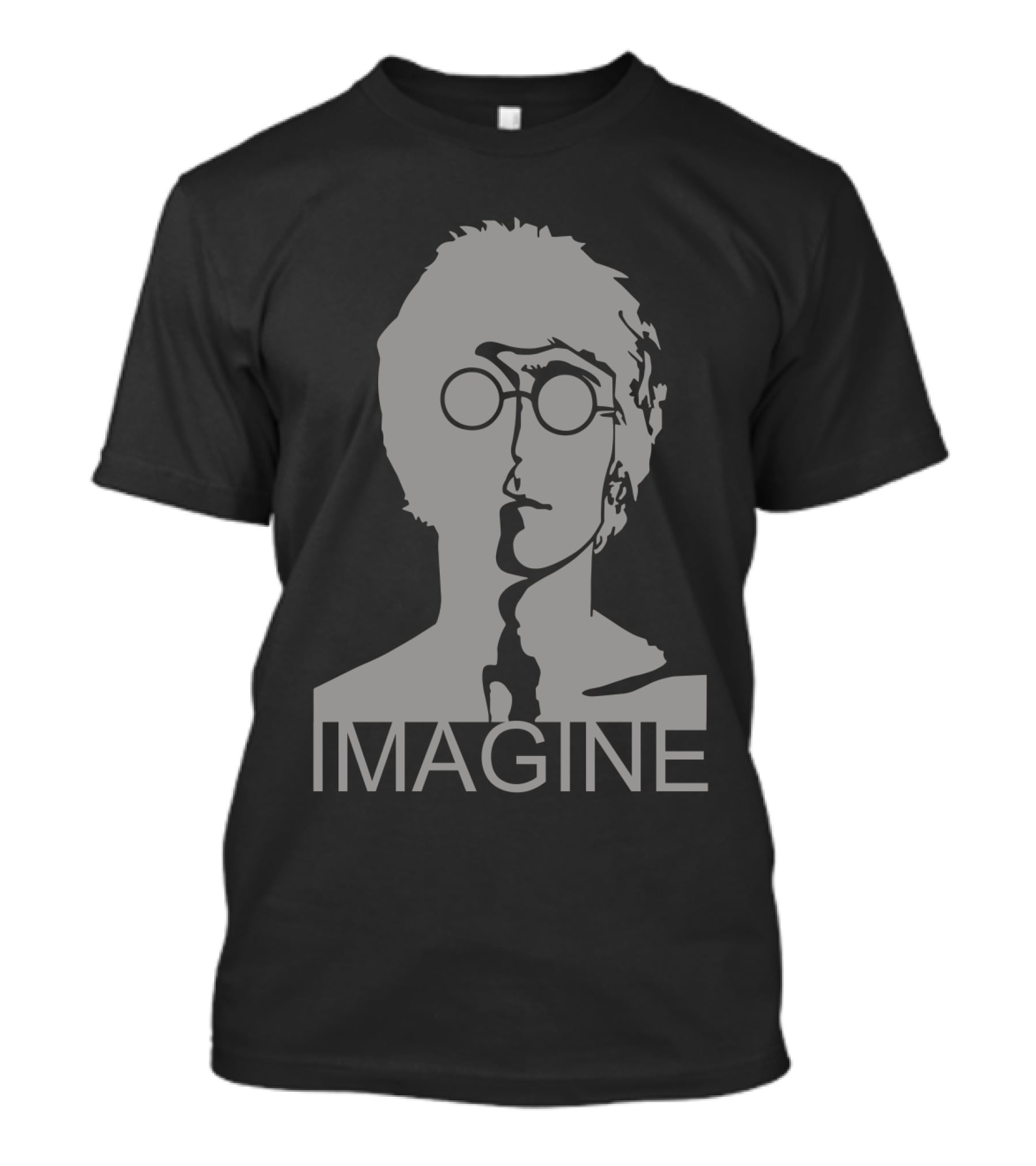 Imagine John Lennon Silhouette Glasses T-Shirt