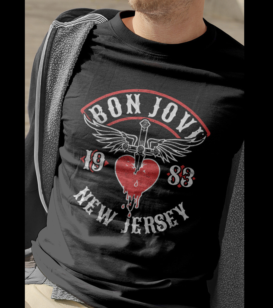 Bon Jovi 1983 New Jersey T-Shirt