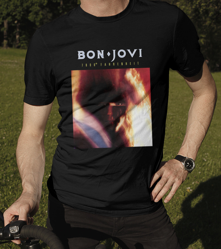 Bon Jovi 7800 Degrees Fahrenheit Album T-Shirt