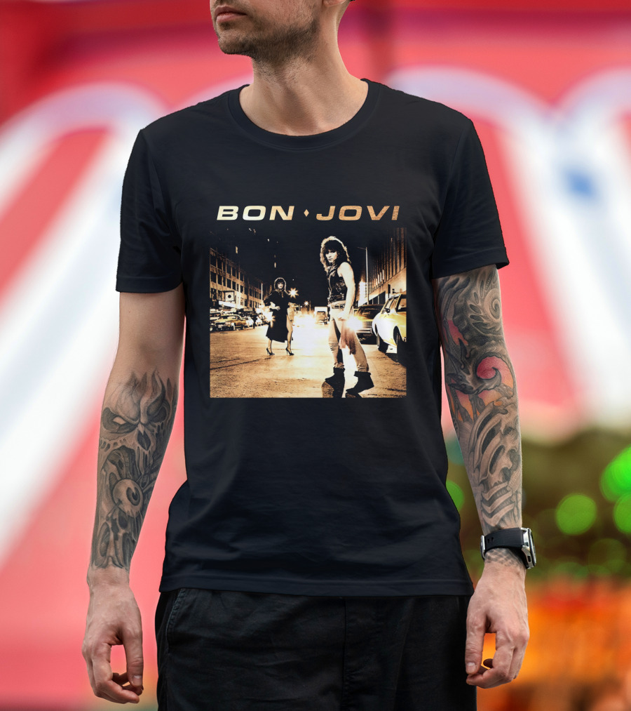 BON JOVI Urban Street Scene T-Shirt