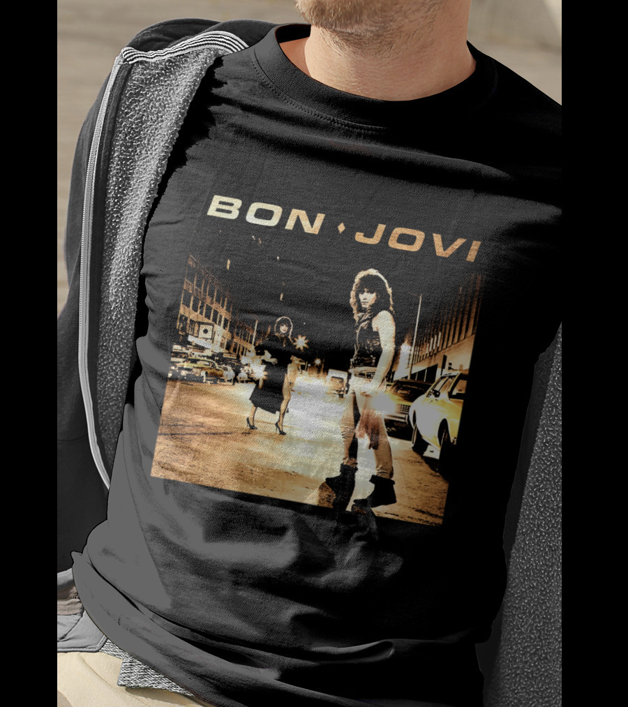 BON JOVI Urban Street Scene T-Shirt