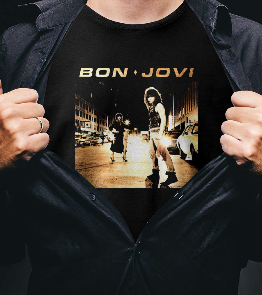 BON JOVI Urban Street Scene T-Shirt