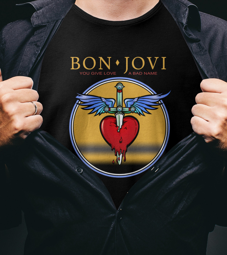 Bon Jovi You Give Love A Bad Name Bjv 13 T-Shirt
