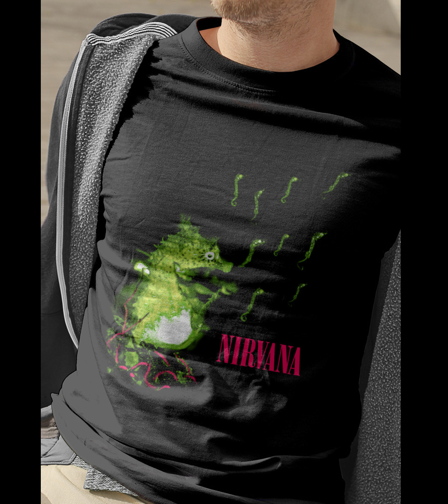 Nirvana Nvn 13 Green Seahorse T-Shirt