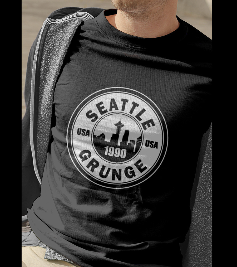 Seattle Grunge Usa 1990 T-Shirt
