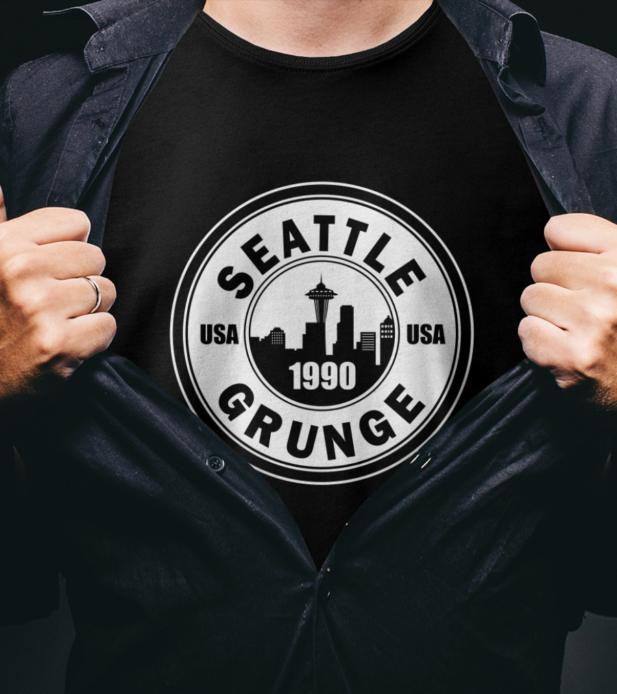 Seattle Grunge Usa 1990 T-Shirt