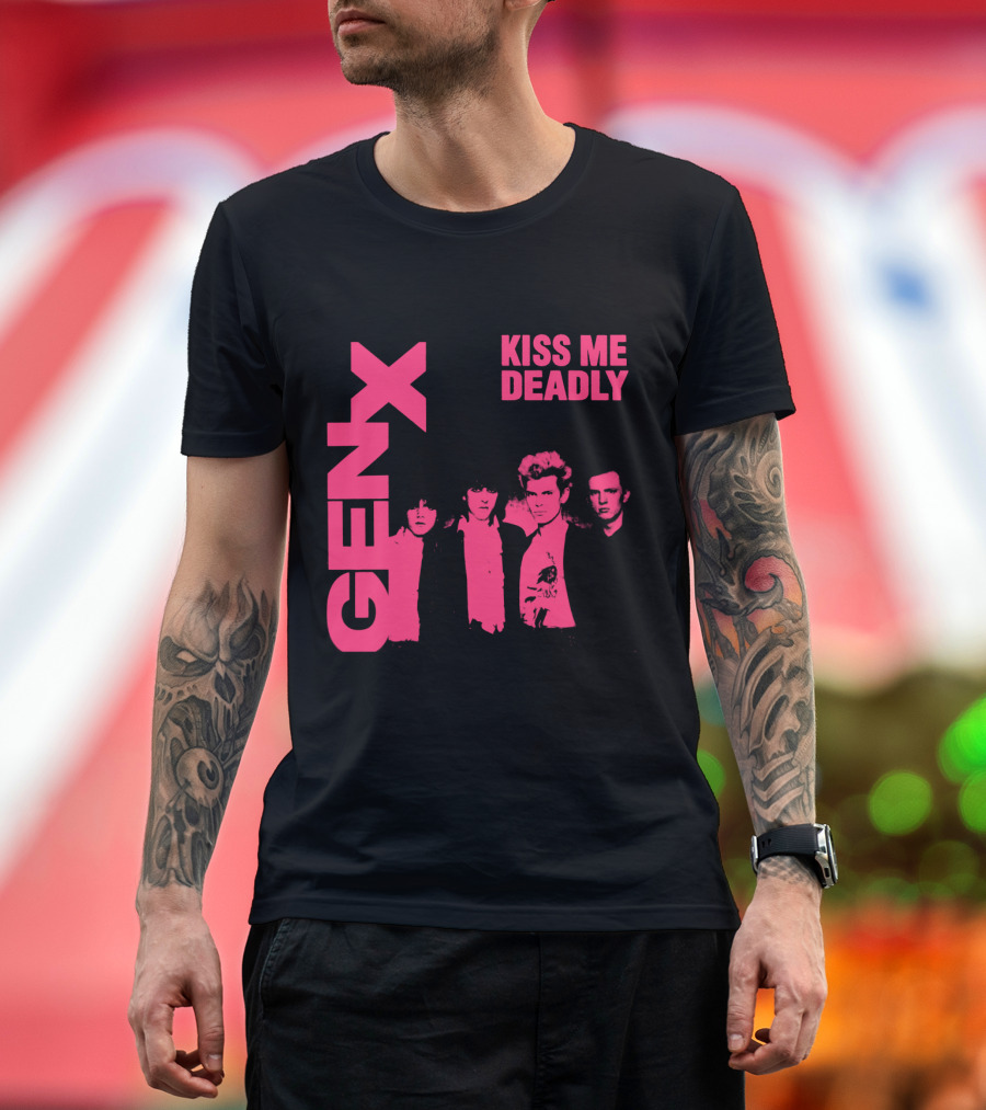 GEN X Kiss Me Deadly Band T-Shirt