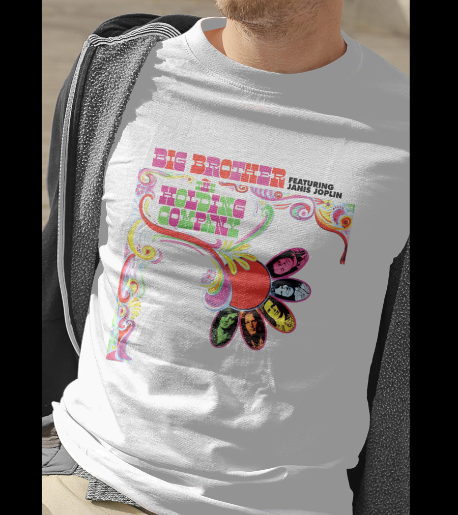 Big Brother And The Holding Company Featuring Janis Joplin T-Shirt