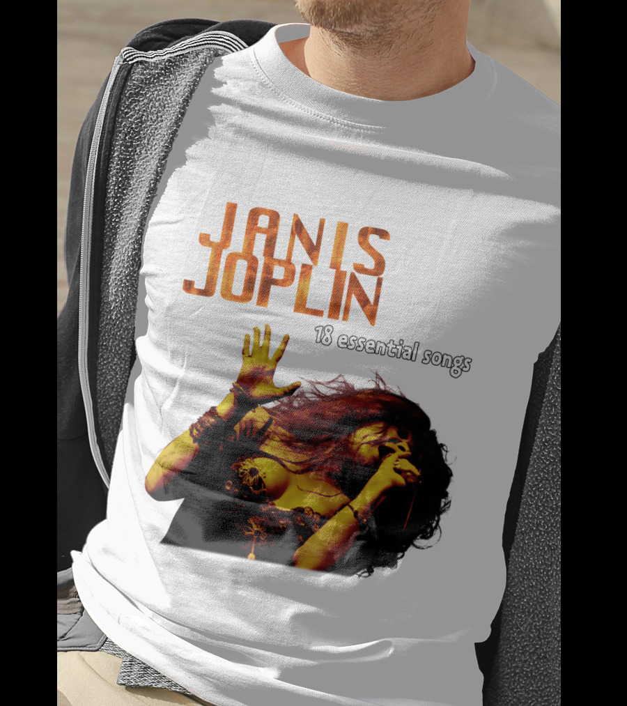 Janis Joplin 18 Essential Songs T-Shirt