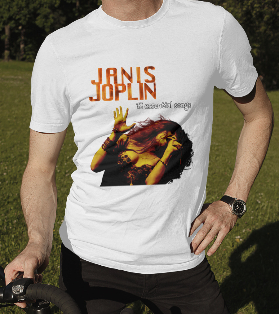 Janis Joplin 18 Essential Songs T-Shirt