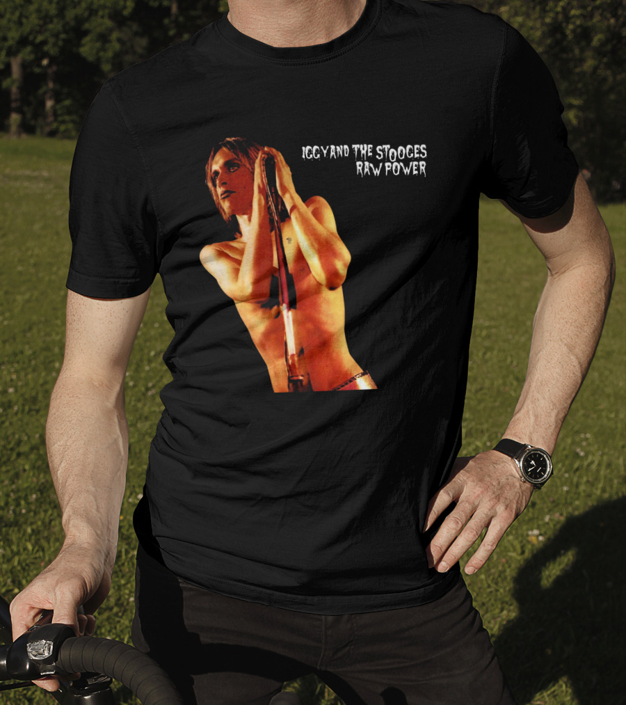 Iggy And The Stooges Raw Power Performance Image T-Shirt